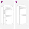 vidaXL Paketdrop-Box mit Speicher Silber 47,5 x 38 x 59 cm Edelstahl