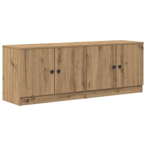 vidaXL Stauraum-Schranks f&uuml;r Hochbett 2 stk. Artisan-Eiche