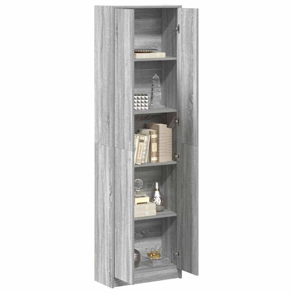 vidaXL Kleiderschrank Graues Sonoma 55 x 25 x 189 cm Holzwerkstoff