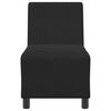 vidaXL | Modulares Armfreies Sofa | Schwarz 55 x 74 x 82 cm Samt
