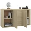 vidaXL Sideboard Sonoma-Eiche 120x36x69 cm Holzwerkstoff