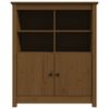 vidaXL Sideboard Honigbraun 83x41,5x100 cm Massivholz Kiefer