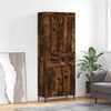 vidaXL Highboard Räuchereiche 69,5x34x180 cm Holzwerkstoff