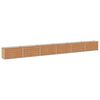 vidaXL Hochbeet im Garten Holz Braun 600 x 40 x 55 cm