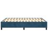 vidaXL Boxspringbettgestell Dunkelblau 140x200 cm Samt