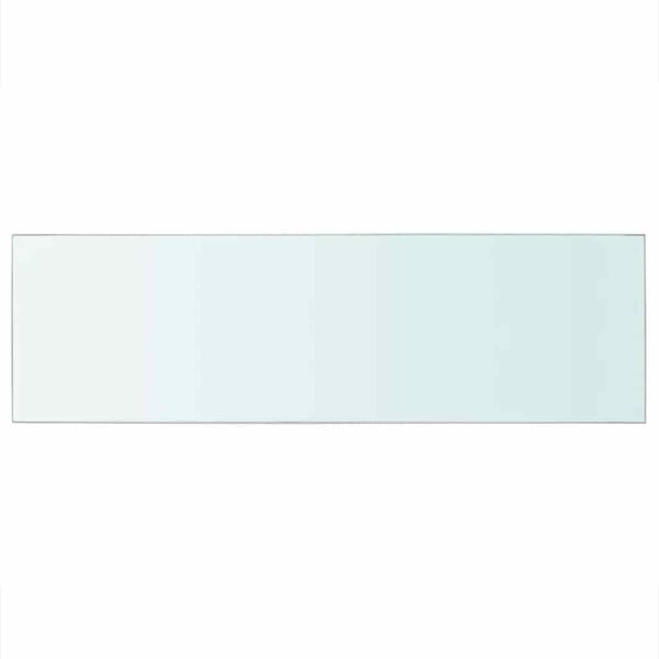 vidaXL Regalb&ouml;den 2 Stk. Glas Transparent 80x25 cm