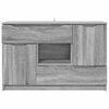 vidaXL Sideboard Graues Sonoma 100 x 30 x 65,6 Holzwerkstoff