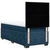 vidaXL Boxspringbett mit Matratze Blau 100x200 cm Samt