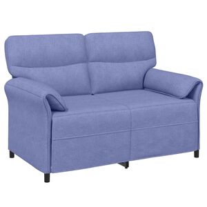 vidaXL Sofa 100% Polyester, Metallrahmen, MDF, Sperrholz