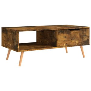 vidaXL Couchtisch R&auml;uchereiche 100x49,5x43 cm Holzwerkstoff