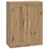 vidaXL Wandschrank Wandhalterung Artisan-Eiche 69,5 x 34 x 90 cm