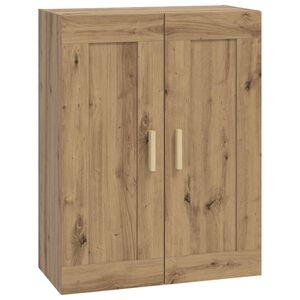 vidaXL Wandschrank Wandhalterung Artisan-Eiche 69,5 x 34 x 90 cm