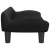 vidaXL Kindersofa Schwarz 70x40x24 cm Samt