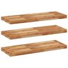 vidaXL Schweberegale 3 Stk. 100x30x4 cm Massivholz Akazie &Ouml;lbehandelt