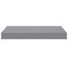 vidaXL Schwebende Wandregale 2 Stk. Grau 40x23x3,8cm MDF