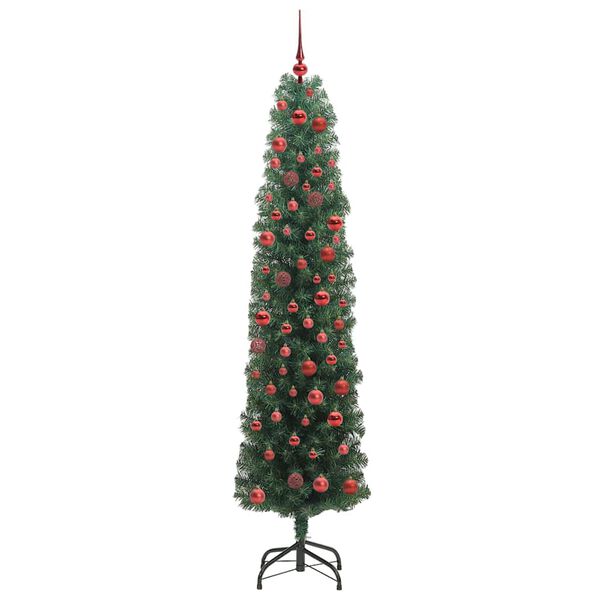 vidaXL K&uuml;nstlicher Weihnachtsbaum mit 300 LEDs mit St&auml;nder Gr&uuml;n 180 cm