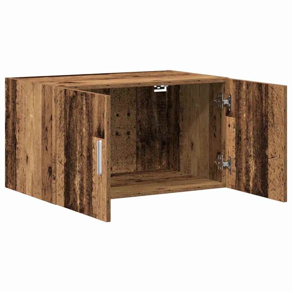 vidaXL Wandschrank Altholz 70 x 42,5 x 40 cm Holzwerkstoff