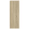 vidaXL LED-Sideboard Sonoma-Eiche 42,5x34x100 cm Holzwerkstoff