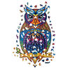 UNIDRAGON 330-tlg. Holzpuzzle Charming Owl King Size 25x43 cm