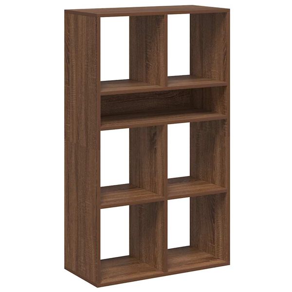 vidaXL Bücherregal Braun Eichen-Optik 66x31x112 cm Holzwerkstoff
