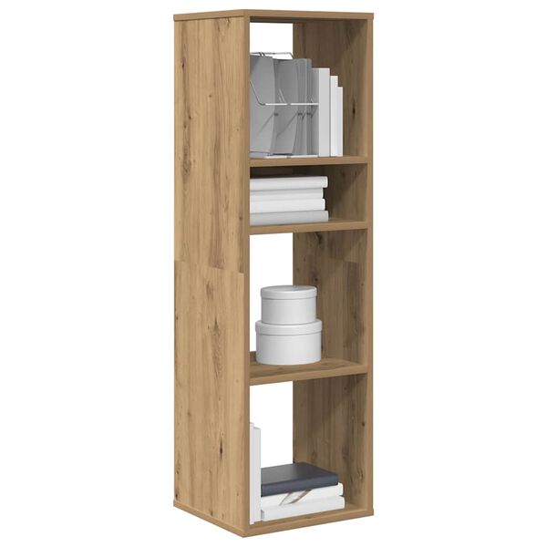 vidaXL B&uuml;cherregal Artisan-Eiche 34x31x112 cm Holzwerkstoff