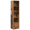 vidaXL Bücherregal Altholz-Optik 31x24x127 cm Holzwerkstoff