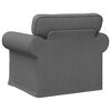 vidaXL Sofa Dunkelgrau Gesamtabmessungen: 95 x 82 x 80 cm (B x T x H)