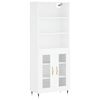 vidaXL Highboard Wei&szlig; 69,5x34x180 cm Holzwerkstoff