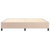 vidaXL Boxspringbettgestell Cappuccino-Braun 200x200 cm Kunstleder