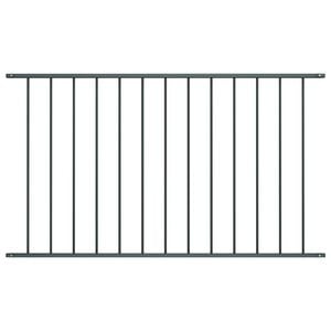vidaXL Zaunelement Woerden Pulverbeschichteter Stahl 1,7 x 1 m Anthrazit
