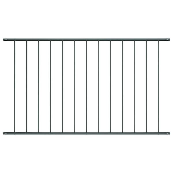 vidaXL Zaunelement Woerden Pulverbeschichteter Stahl 1,7 x 1 m Anthrazit