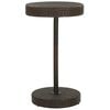 vidaXL Gartentisch Braun 60,5x106 cm Poly Rattan