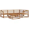 vidaXL Outdoor-Sofagarnitur 5 pcs Natur Massivholz Akazie