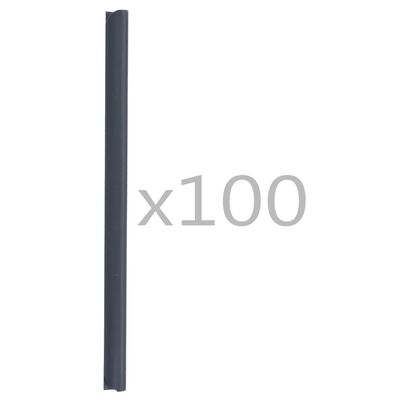 vidaXL Clips für Sichtschutzstreifen 100 Stk. PVC Anthrazit