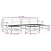 vidaXL 7-tlg. Garten-Lounge-Set Massivholz Kiefer