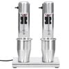 vidaXL Milchshake-Mixer mit zwei Bechern Edelstahl 2 L
