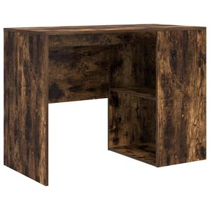 vidaXL Schreibtisch Ger&auml;ucherte Eiche 102 x 50 x 75 cm Holzwerkstoff