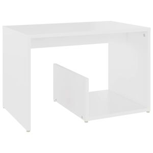 vidaXL Beistelltisch Wei&szlig; 59x36x38 cm Holzwerkstoff