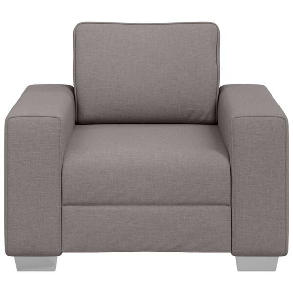 vidaXL Sofa 59cm Taupe Stoff