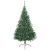 vidaXL K&uuml;nstlicher vorbeleuchteter Weihnachtsbaum Gr&uuml;n 180 cm PVC