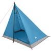 vidaXL Trekkingzelt Blau 2-Personen 185T Polyester mit PU-Beschichtung