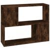 vidaXL B&uuml;cherregal/Raumteiler R&auml;uchereiche 80x24x63 cm
