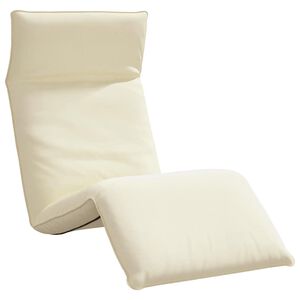vidaXL Sonnenliege Klappbar Creme 175x54x8,5 cm Oxford-Gewebe