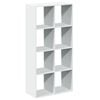 vidaXL Raumteiler B&uuml;cherregal Wei&szlig; 69,5 x 29 x 137,5 cm Holzwerkstoff