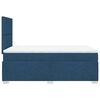 vidaXL Boxspringbett mit Matratze Blau 120x190 cm Stoff
