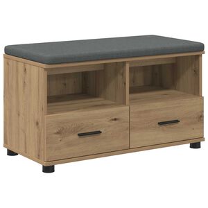 vidaXL Flurbank Artisan-Eiche 80 x 38 x 46 cm