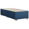 vidaXL Boxspringbett mit Matratze Blau 80x200 cm Stoff