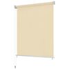 vidaXL Au&szlig;enrollo 400 x 140 cm Cremewei&szlig;