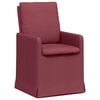 vidaXL Esszimmerst&uuml;hle 2 Stk. Stoff Weinrot 57 x 67 x 98 cm