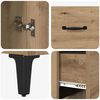 vidaXL Highboard Artisan-Eiche 69,5 x 34 x 180 cm Holzwerkstoff